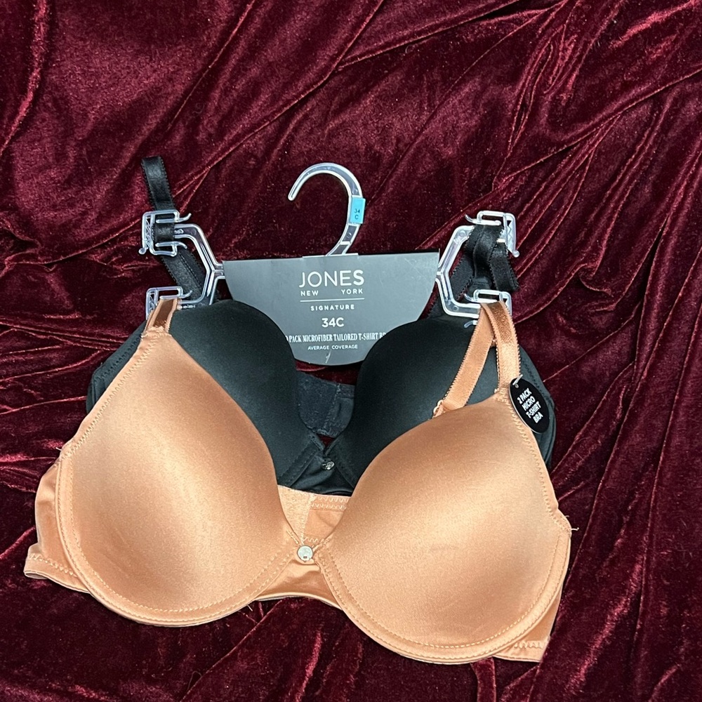 Jones New York Collection bras 2pack size 34C. New, never worn.